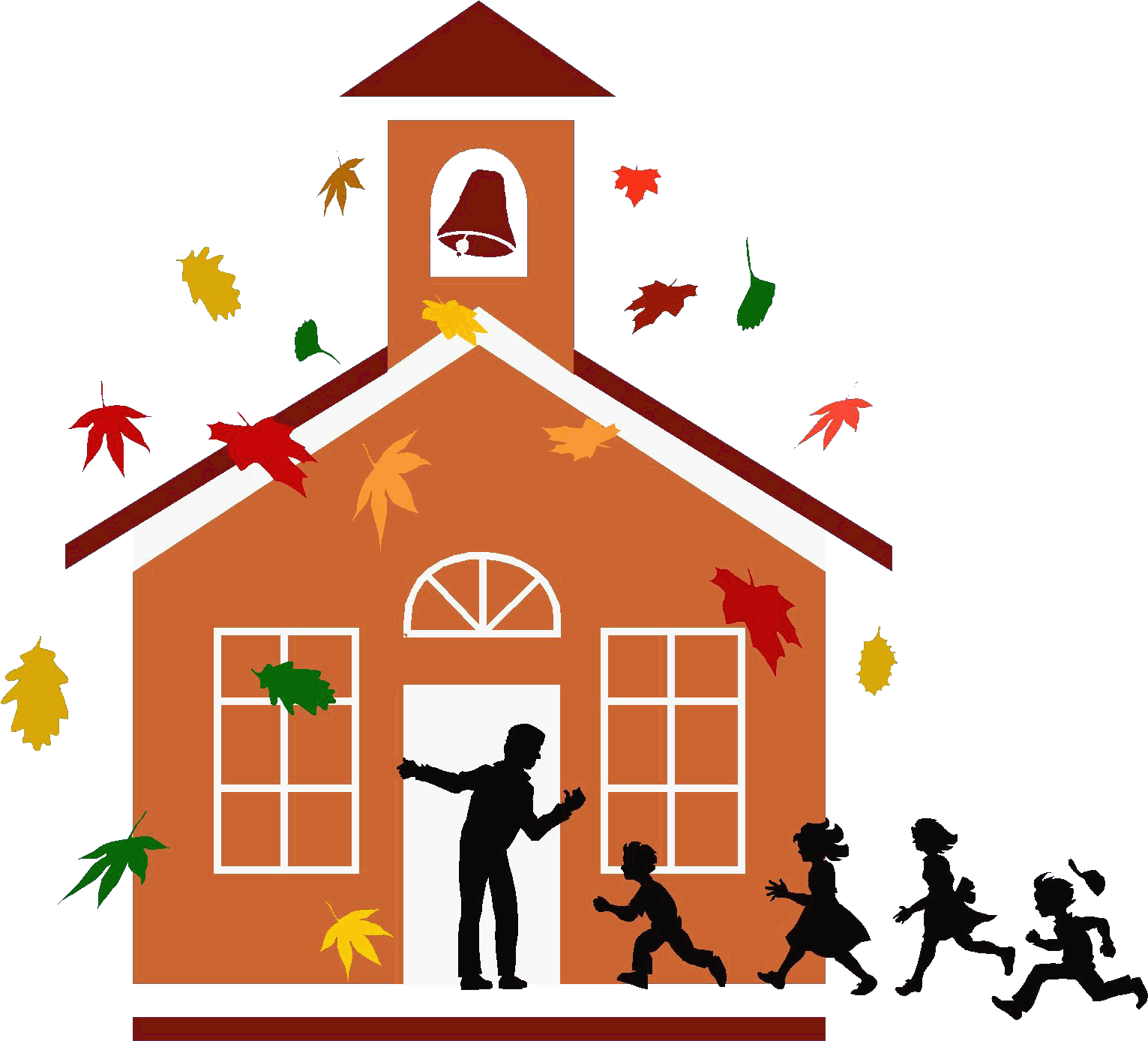 Schoolhouse Cliparts - Elementary School (1540x1389)