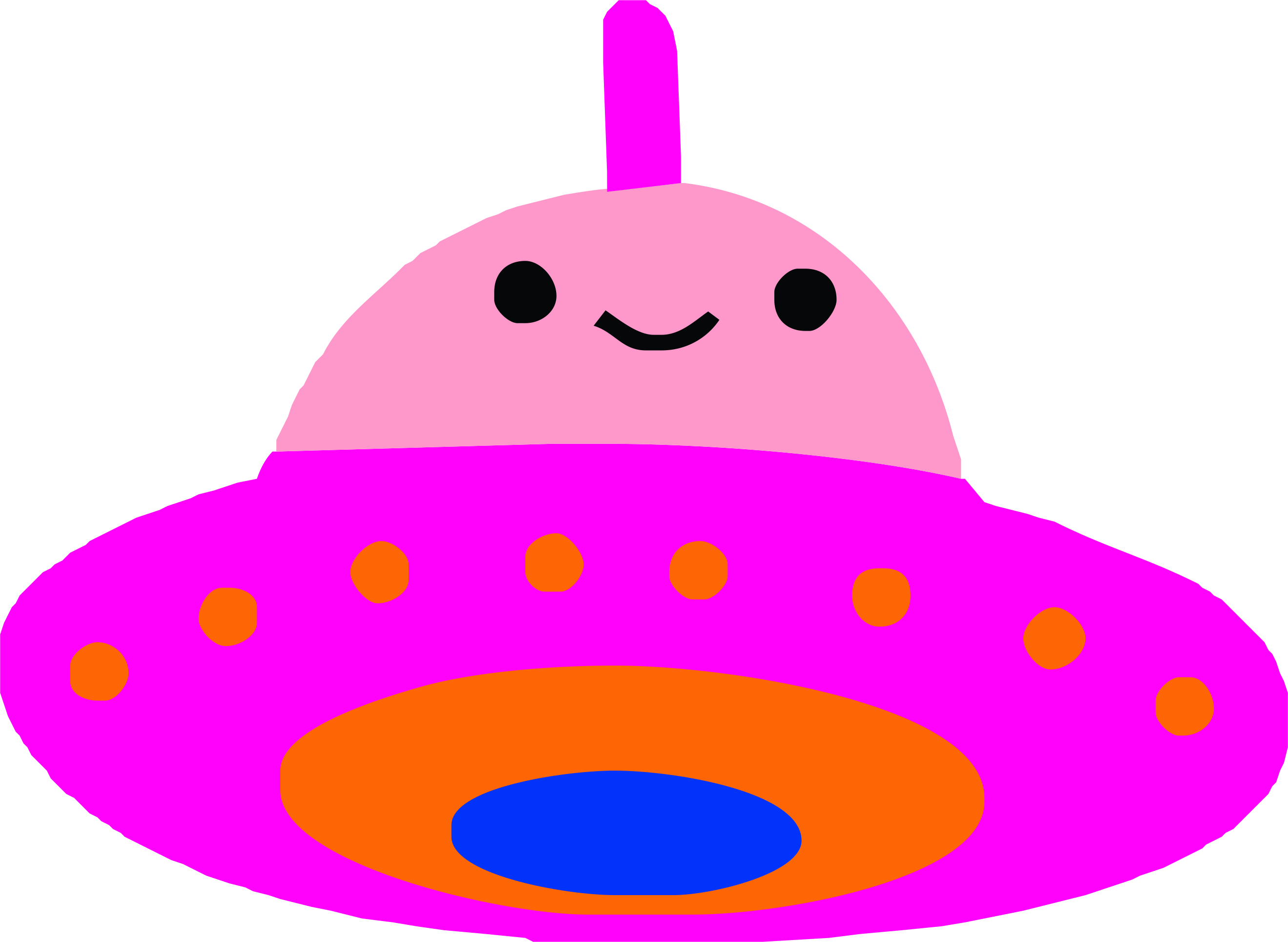 Ufo Png Vector Material - Portable Network Graphics (2638x1929)