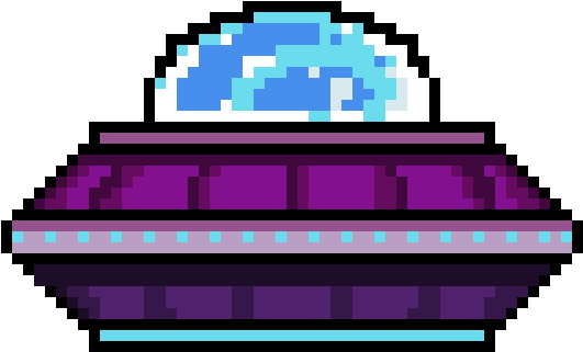 Ufo - Pixel Art Ufo (630x430)