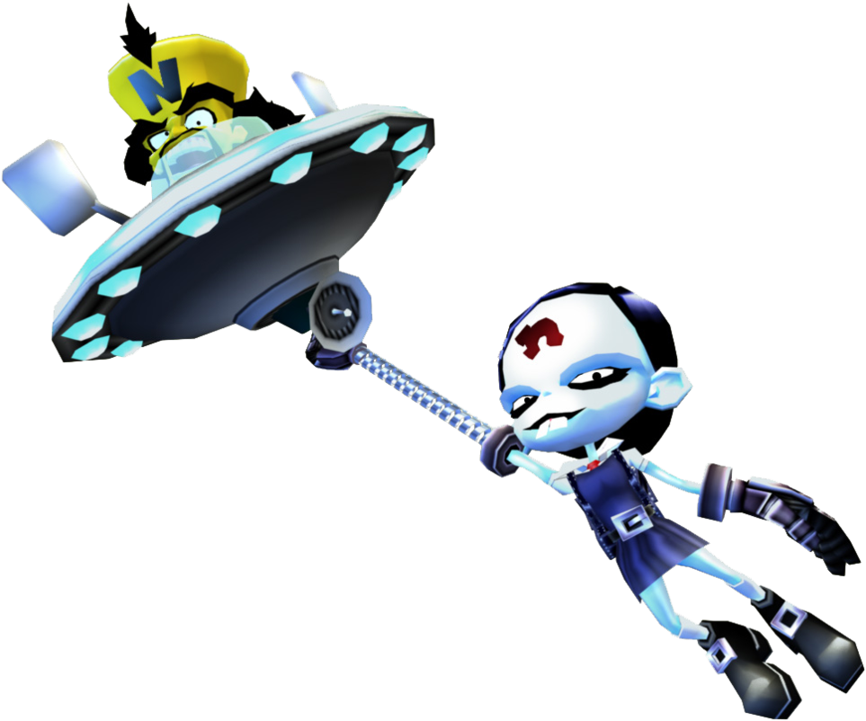 Cortex And Nina - Crash Twinsanity Nina Cortex (977x818)