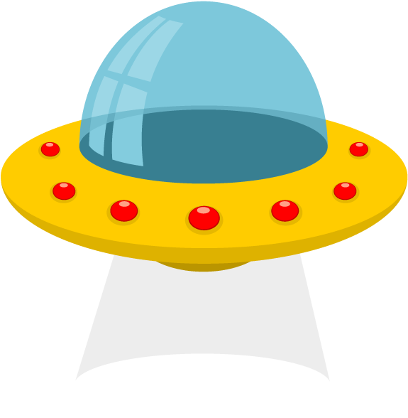 Unidentified Flying Object Flying Saucer Animation - Circle (660x660)