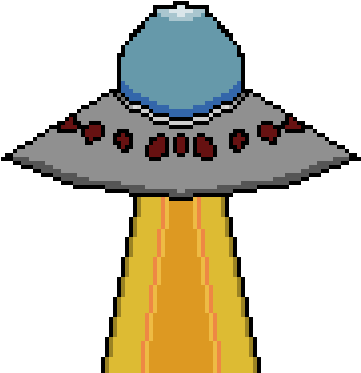 Ufo - Pixel (400x400)