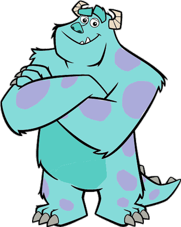 Clip Art Image - James P Sullivan Drawing (378x459)