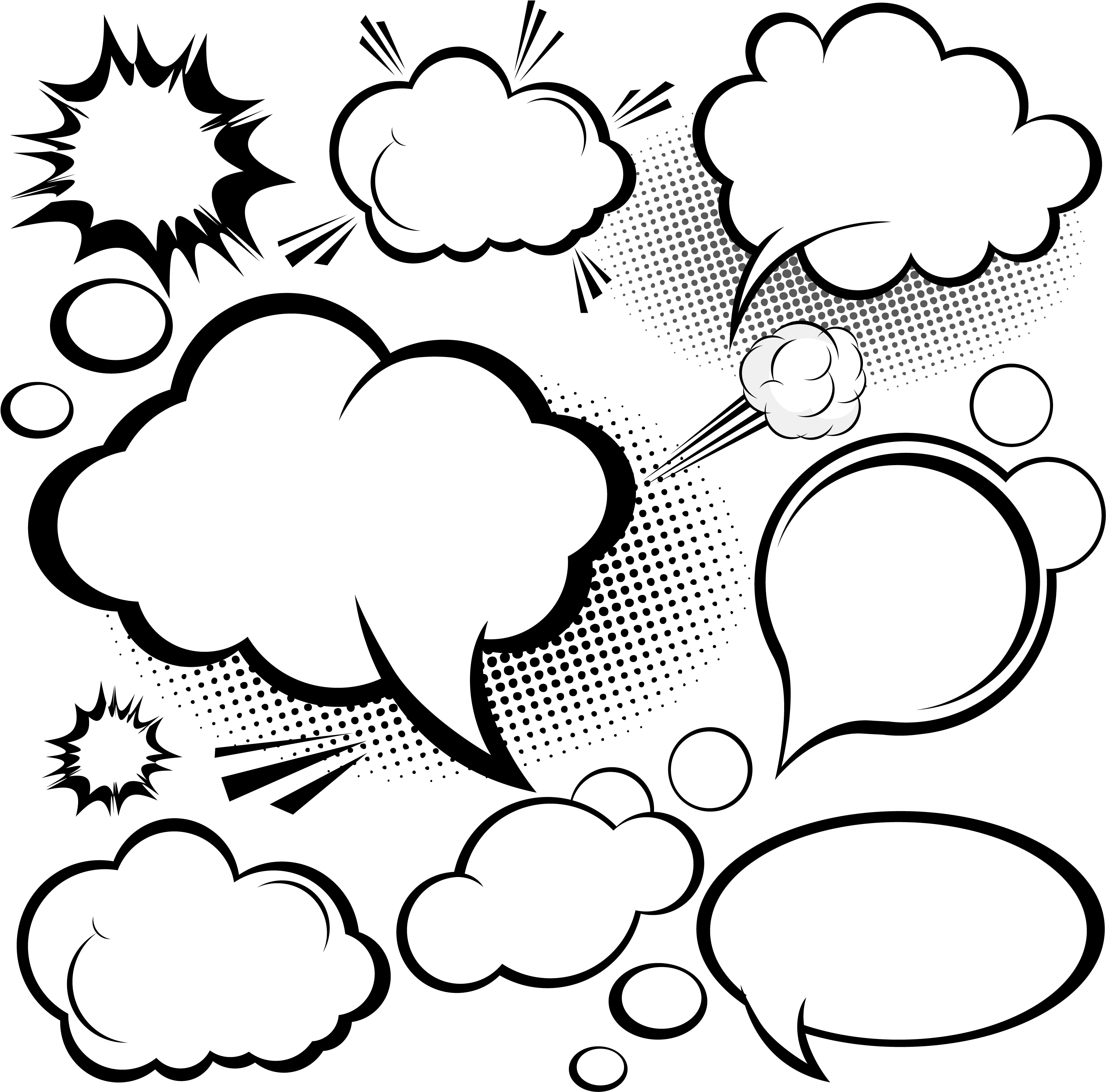 Speech Balloon Cloud Euclidean Vector Clip Art - Knitted One Punch Man Bald Embroidered Funny Hat Women (3969x3613)
