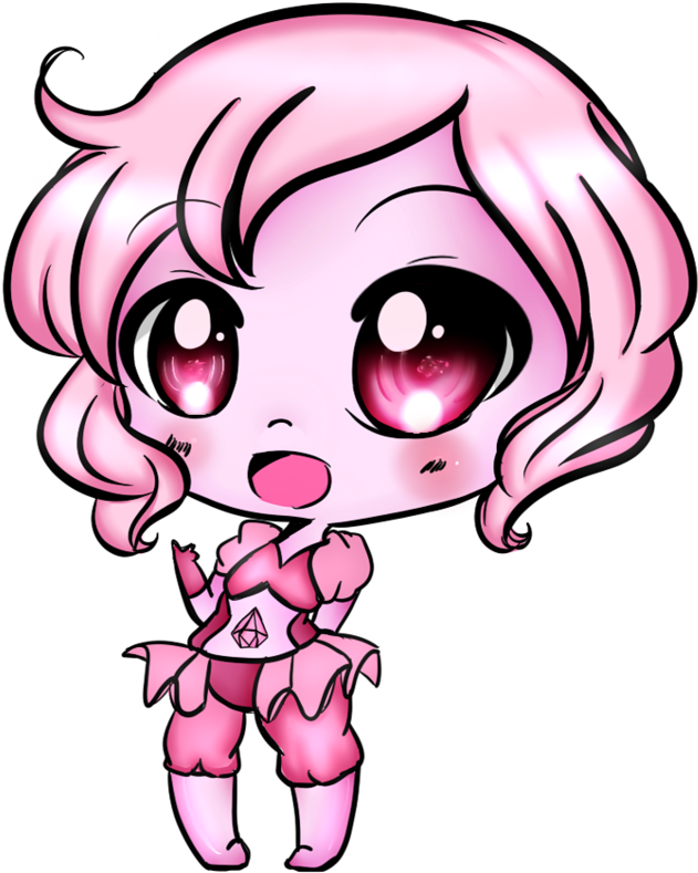 Pink Diamond Chibi By Endlessbluesky - Chibi (894x894)