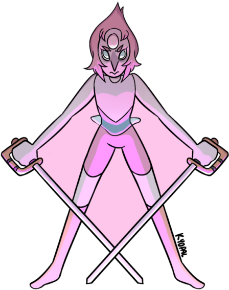 “pink Diemond ” - Cartoon (500x582)