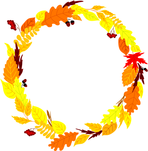 Free Fall Leaves Border Png - Leaf (550x550)