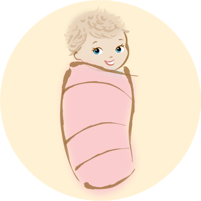 Baby Swaddled - Portable Network Graphics (398x398)
