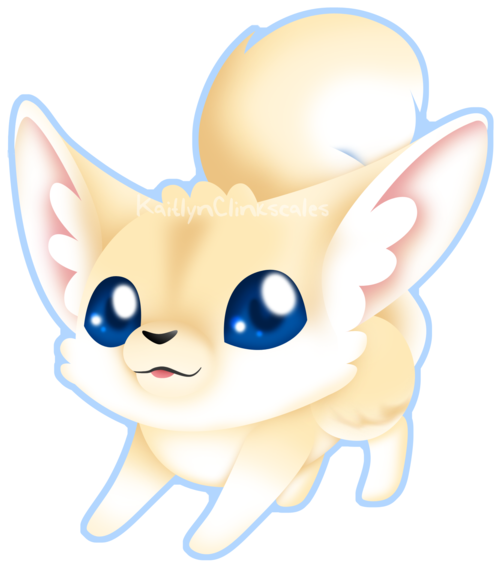 Fennec 2 By Clinkorz - Cartoon (600x600)
