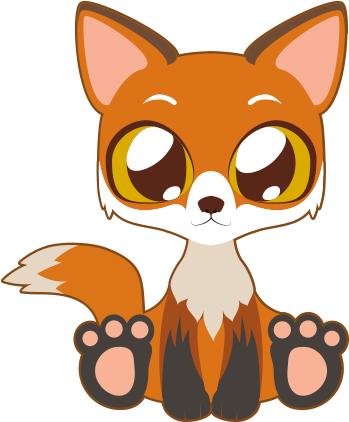 Fox - Illustration (595x595)