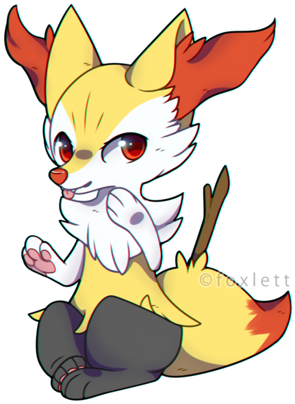No Evil Over Here~ - Braixen Is Cute (600x600)