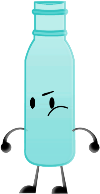 Plastic Bottles Clipart Bfdi - Pose (355x631)