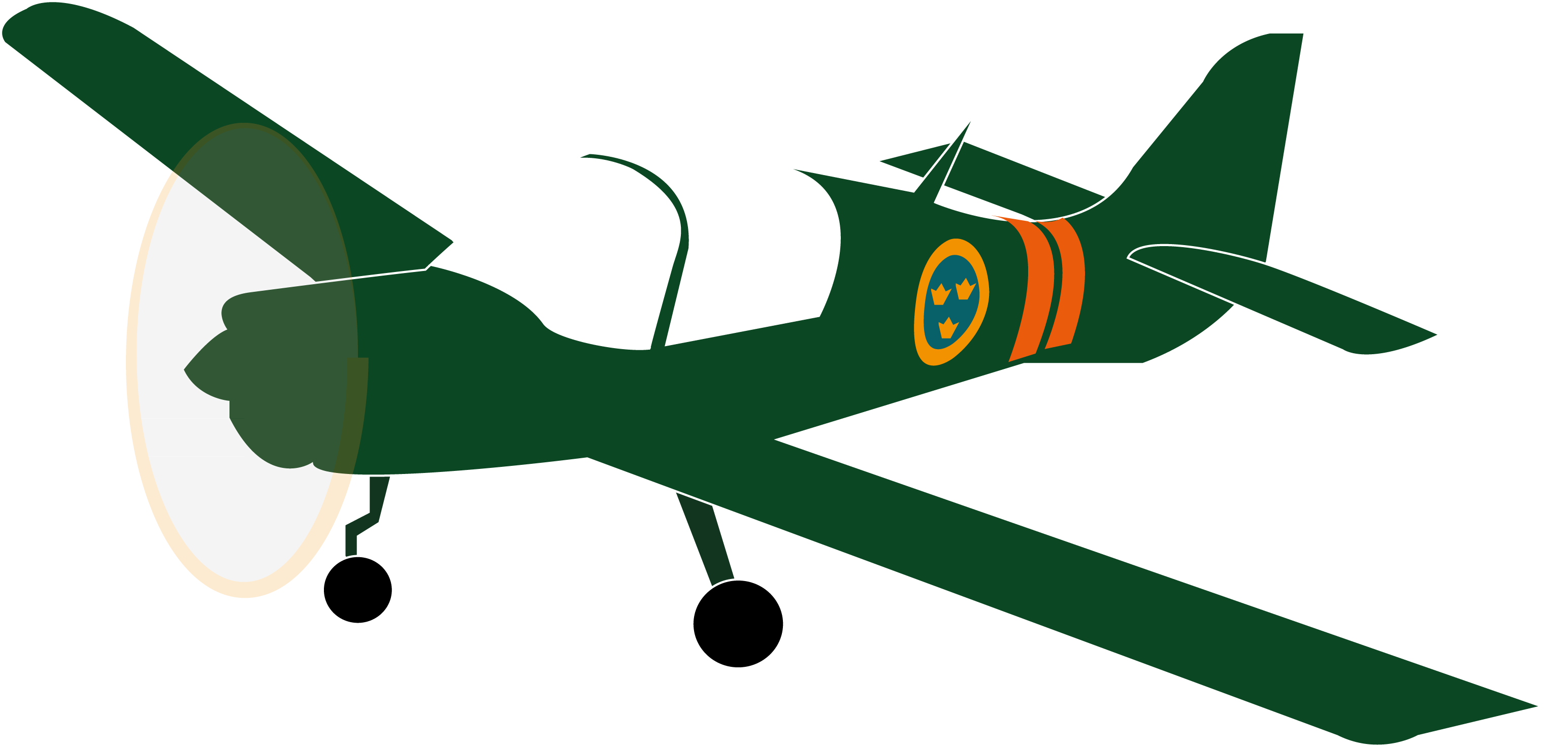 Light Plane Vector Png Clipart - Plane Vector (3045x1472)