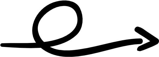 Drawn Right Arrow - Scribble Arrow (512x512)