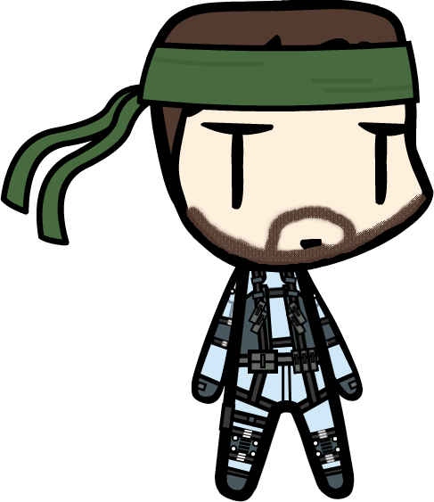 My Custom Walfas Base - Solid Snake (487x563)