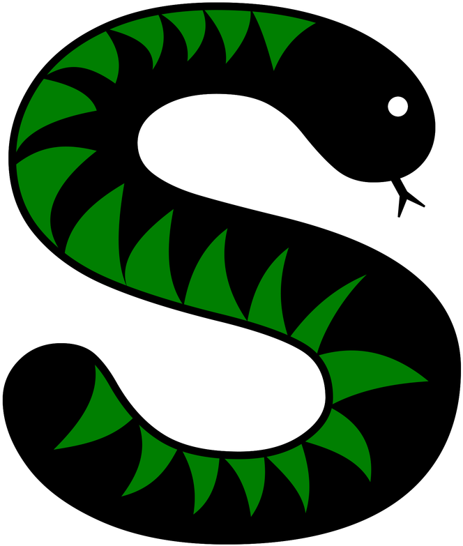 S Is For Snake - S With A Snake (800x800)
