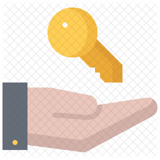 Handover Key Icon - Illustration (512x512)