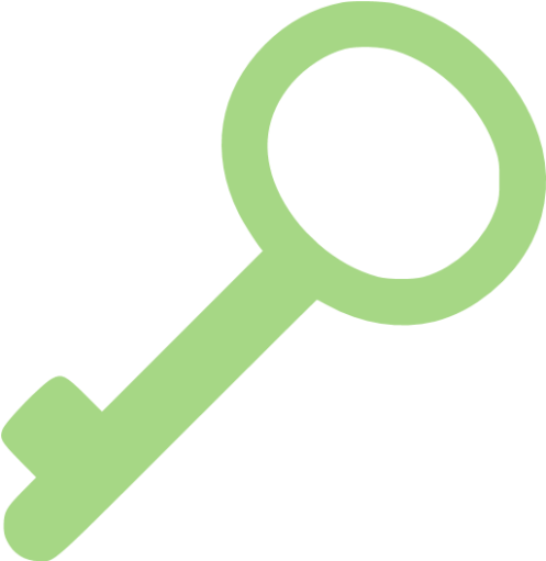 Yellow Key Icon (512x512)