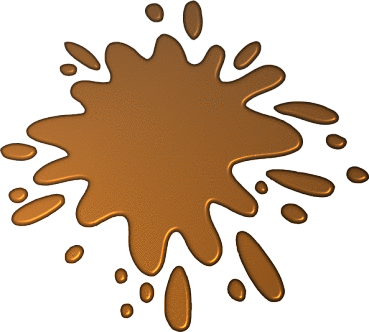 Pie Clipart Splat - Mud Clipart (369x332)