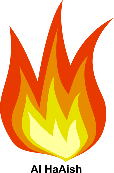 Flame Clipart (390x593)