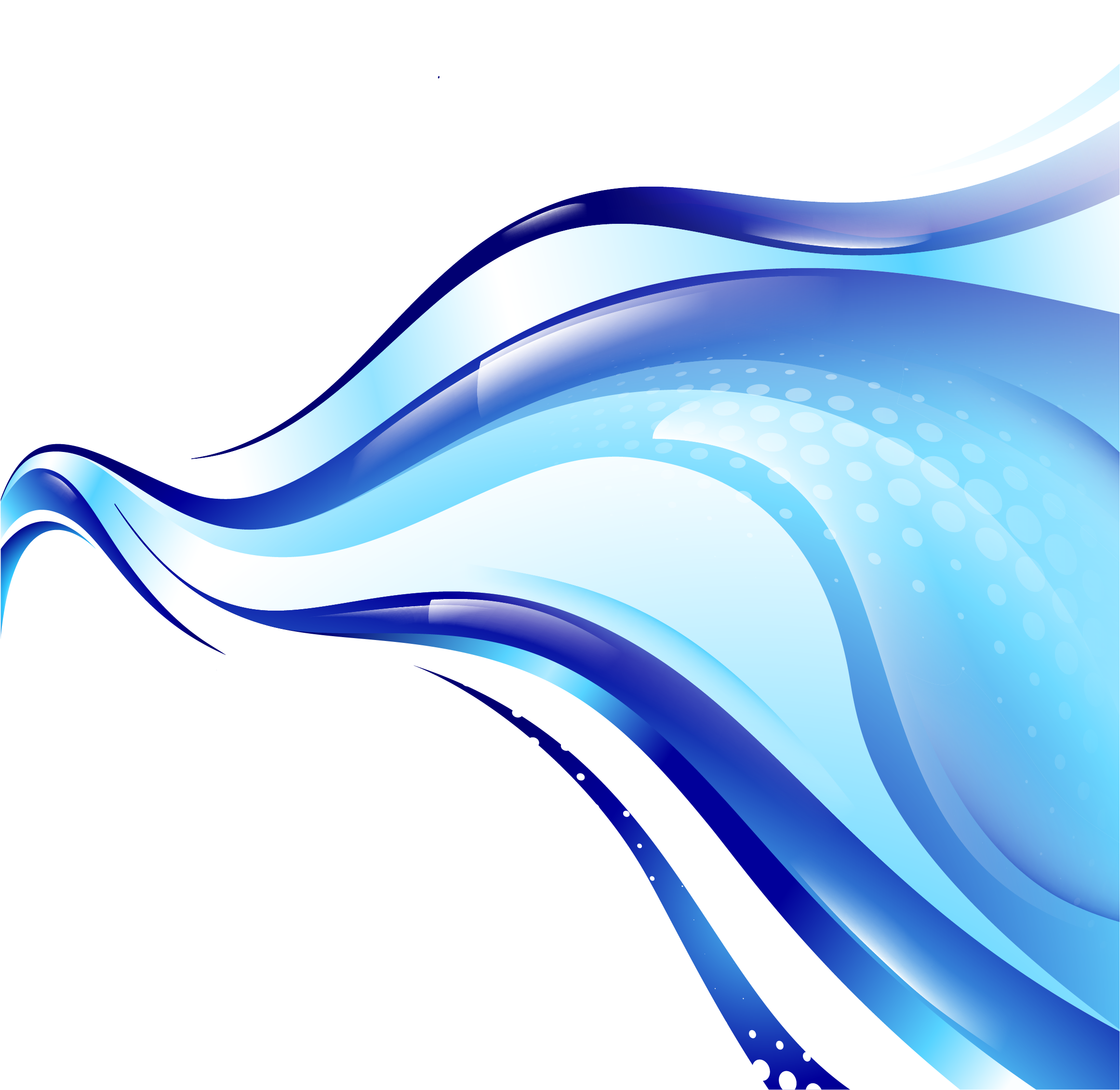 Wind Wave Euclidean Vector - เวก เตอร์ คลื่น ขอบ สี ฟ้า (2326x2372)
