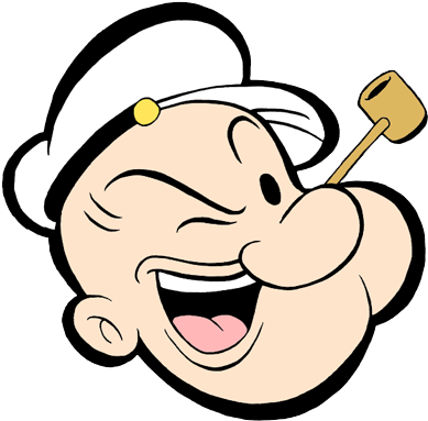 Popeye Silhouette (400x395)