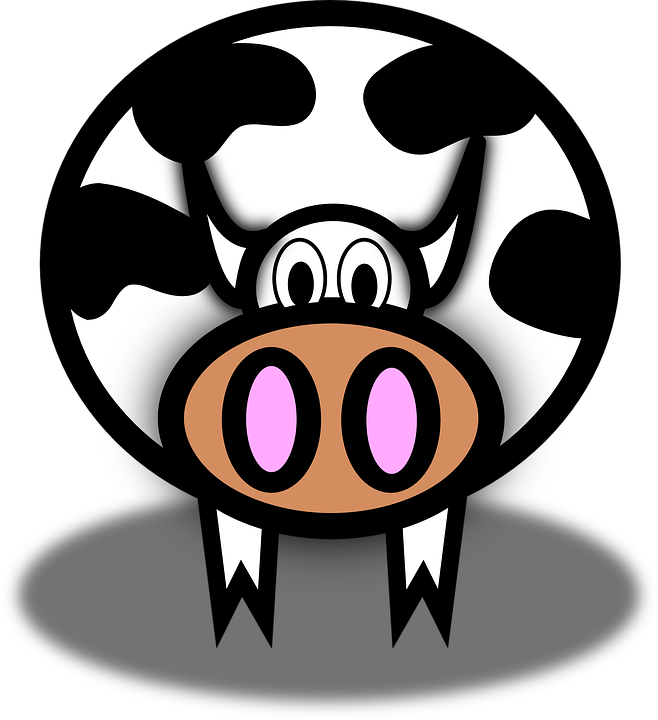 Cow Clip Art (658x720)