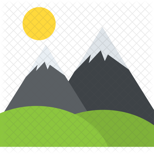 Hill Station Icon - Illustration (512x512)