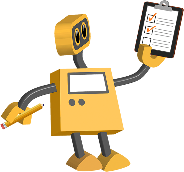 Robot 72 - Checklist - Check List Transparent Background (1190x1114)