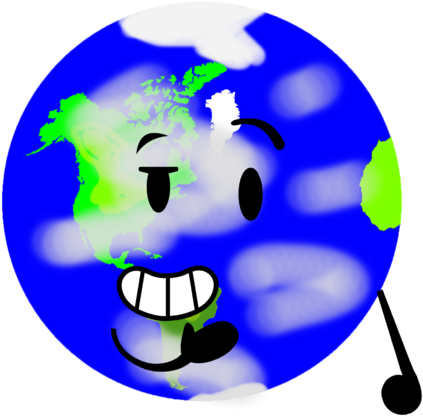 Planet Earth Pose - Smiley (584x479)