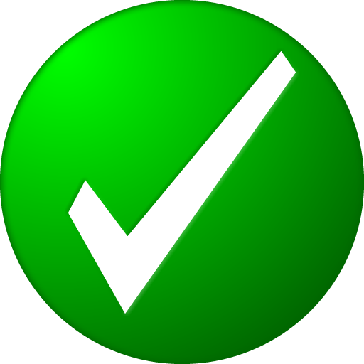 Tick Mark Without Background (512x512)