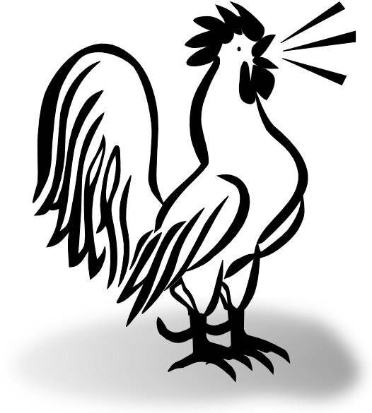 Rooster Cartoon (540x596)