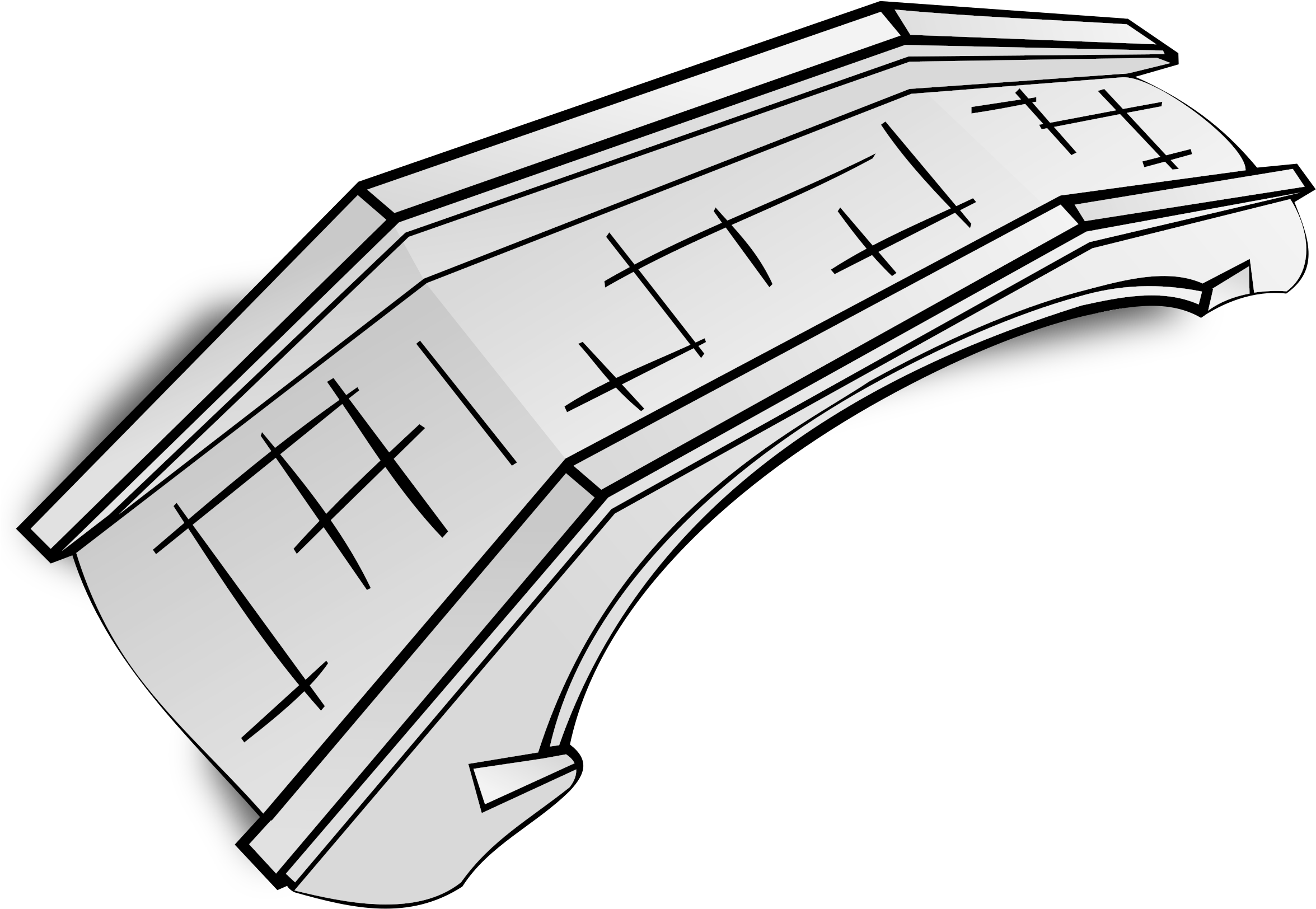 Big Image - Bridge Clip Art (2400x2400)