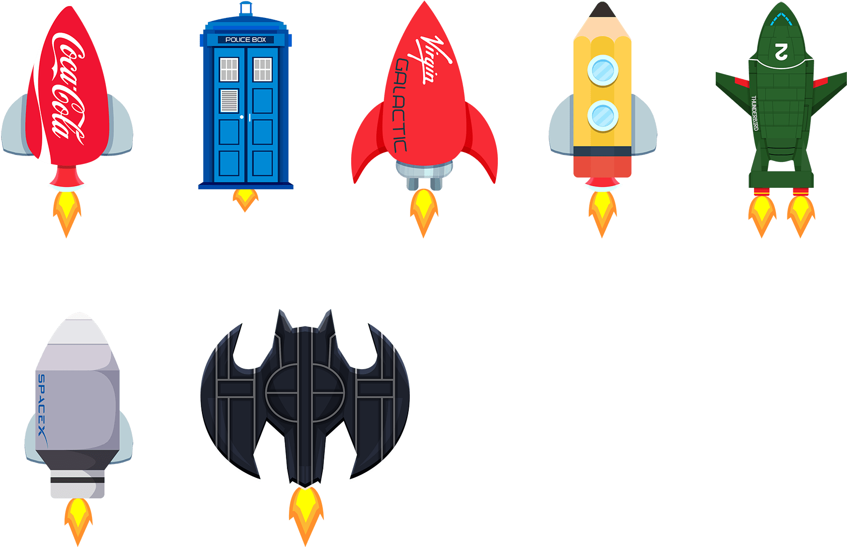 Blast Off Rockets - Rocket (1920x1280)