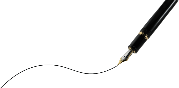 Pen Writing A Line (727x349)