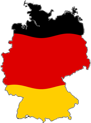 Germany Flag Map Png (900x450)