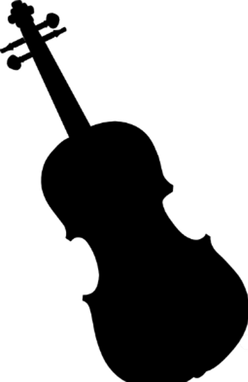 Sherlock Holmes Violin Silhouette (357x550)