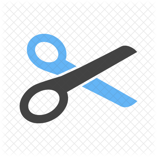 Scissor Icon - Circle (512x512)