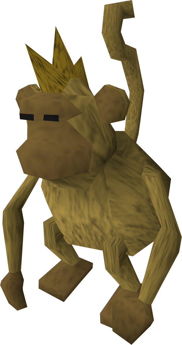 Monkey - Old School Runescape Monkey (617x1170)