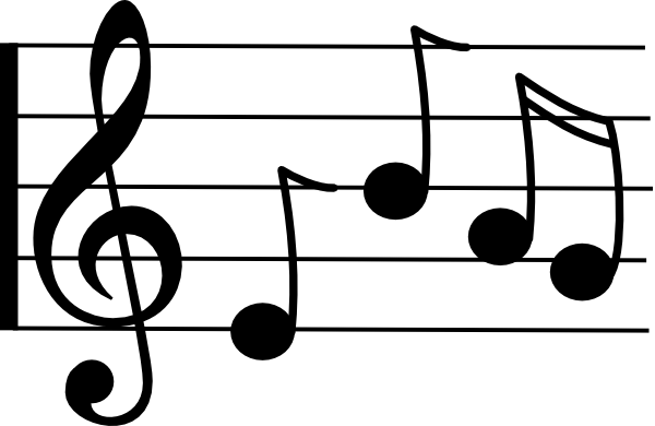 Music Notes Clip Art (600x390)