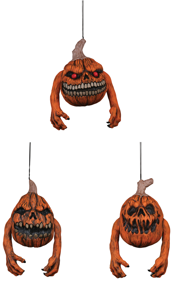 Rotten Pumpkin Patch - Amscan Inc Bypass Fanged Rotten Pumpkin Prop Halloween (650x910)