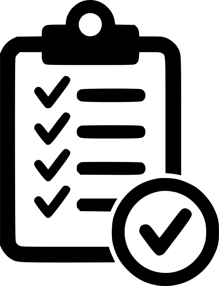 Checklist Comments - Form Approved Icon (752x980)