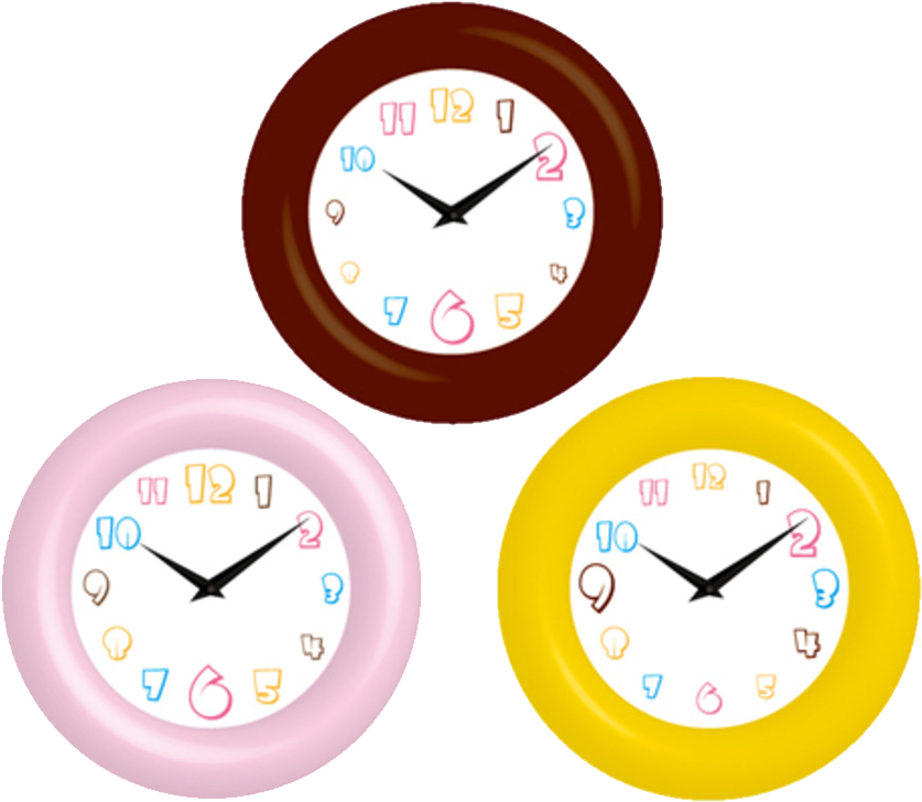 Alarm Clock Cartoon - Wall Clock (1024x847)