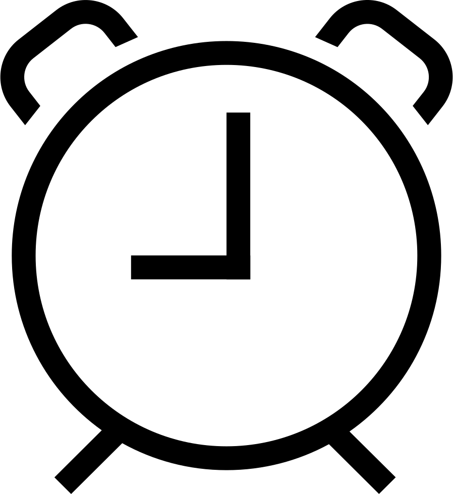 Circular Alarm Clock Comments - Alarm Clock Icon Psd (898x980)
