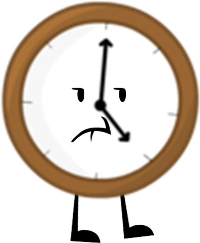 Clock - Battle For Dream Island Clock (438x489)