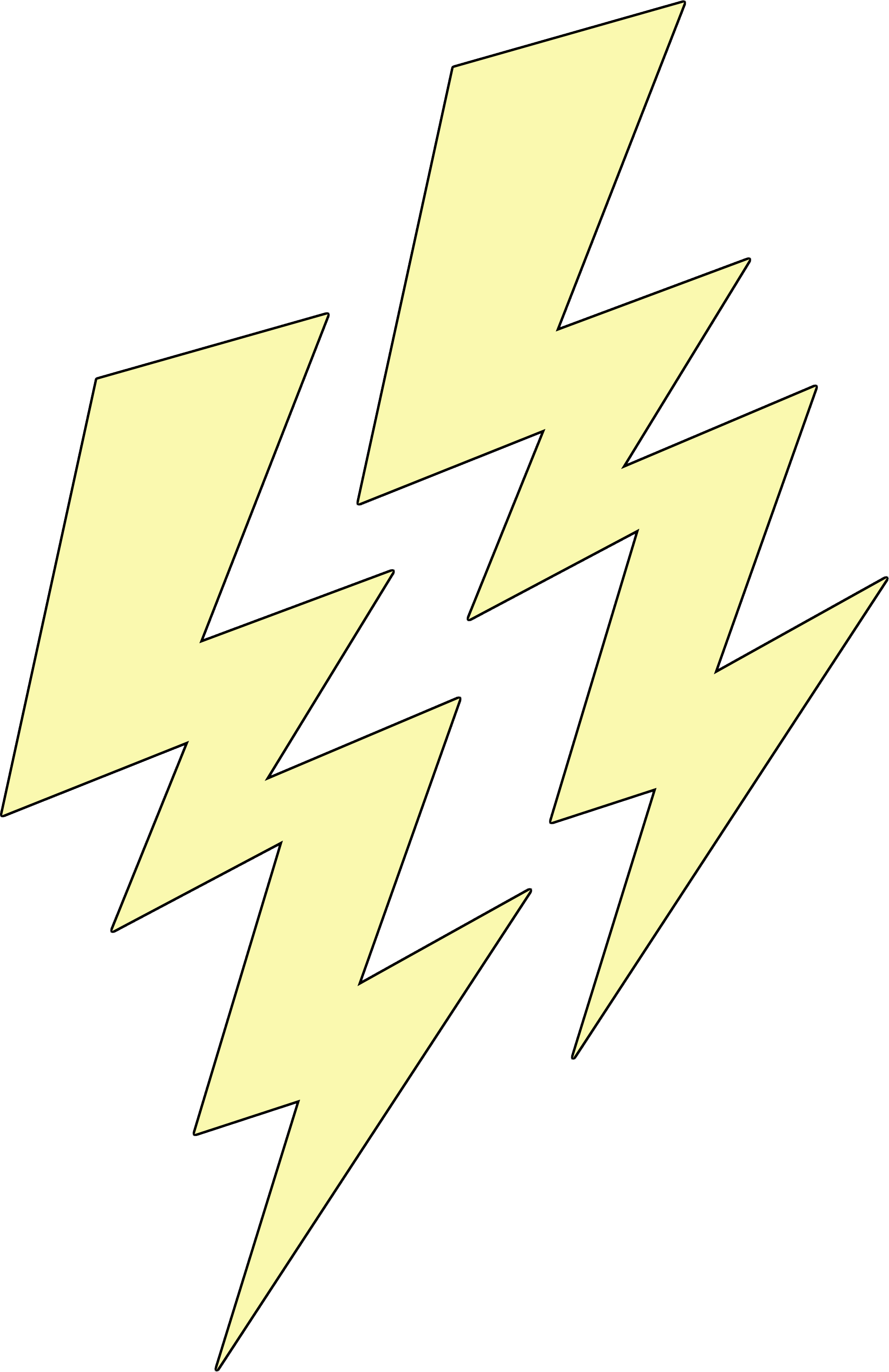 Lightning Dust - Mlp Lightning Bolt Cutie Mark (1872x2888)