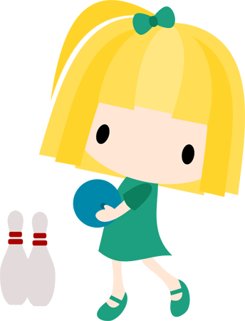 Bowling Girl - Bowling (344x450)