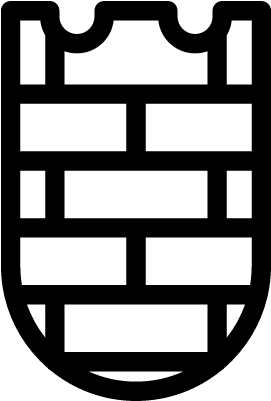 Brick Shield Vector - Brick Shield (400x400)