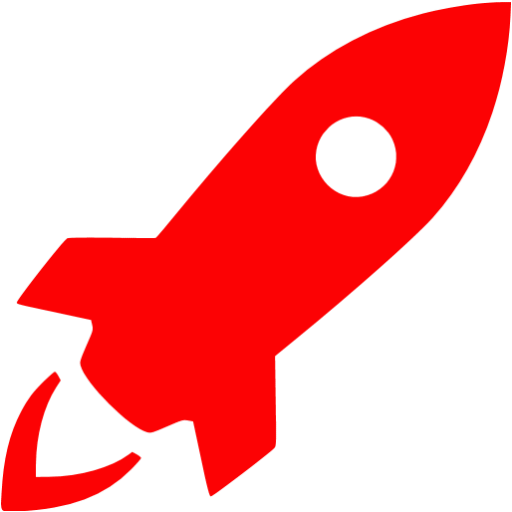 Rocket Icon Blue (512x512)