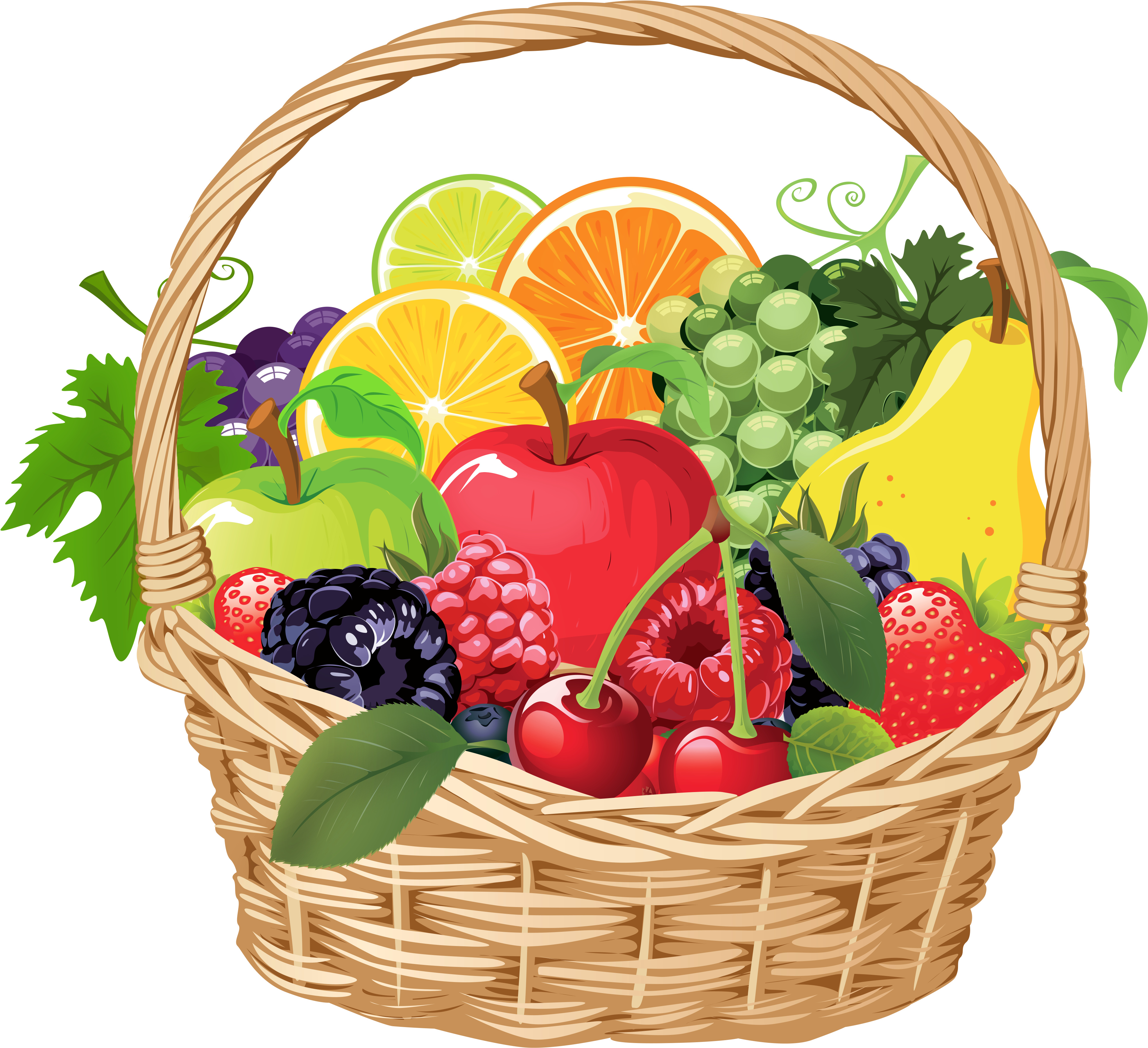 Fruit - Fruit And Vegetable Vector (4000x3880)